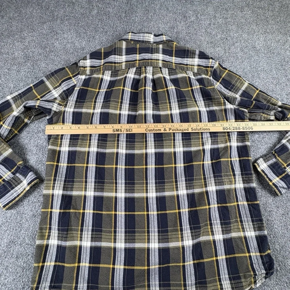 The North Face Shirt Men's XL Green Plaid Never Stop Exploring Gorpcore Hiking